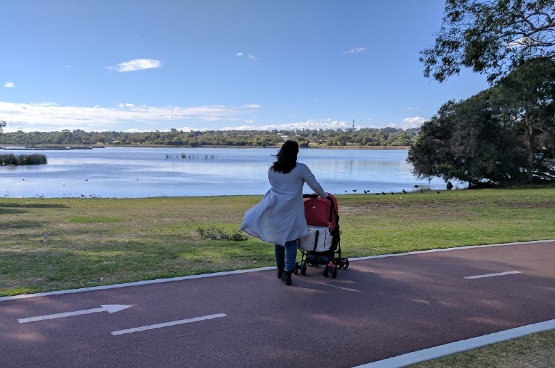 Low water levels at popular recreation spot Loch McNess