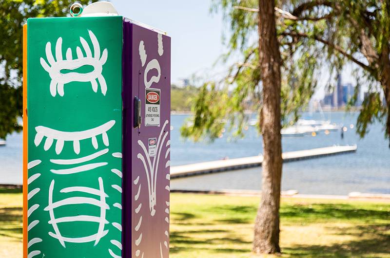 Matilda Bay cabinet headpiece artwork